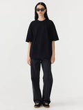 Over-sized black shirt for Woman